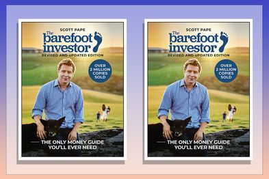 9PR: The Barefoot Investor by Scott Pape book cover.
