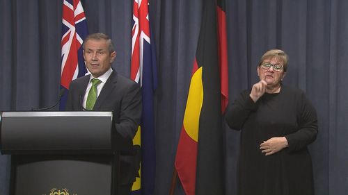 Acting WA Premier Roger Cook announces new mask rules. 