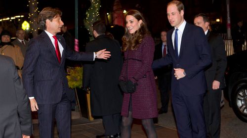 The Royals landed at JFK airport before they enjoyed a private dinner together. (AAP)