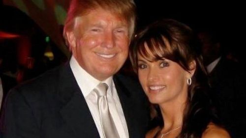 Donald Trump with Karen McDougal. (Twitter)