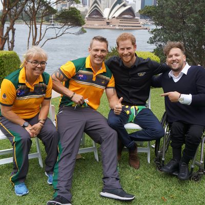 Prince Harry and Dylan Alcott