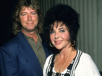 Elizabeth Taylor with Larry Fortensky