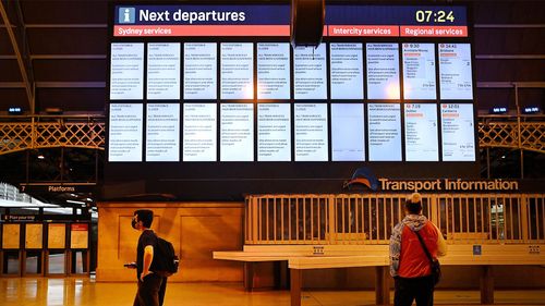 Sydney train tram rail bus shutdown