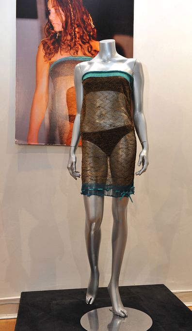 The dress, seen on Kate Middleton in the rear of the photo, which caught Prince William's eye.