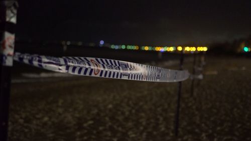 The beach was closed after the sighting.