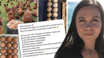 Egg scam circulating some Australian Facebook groups.