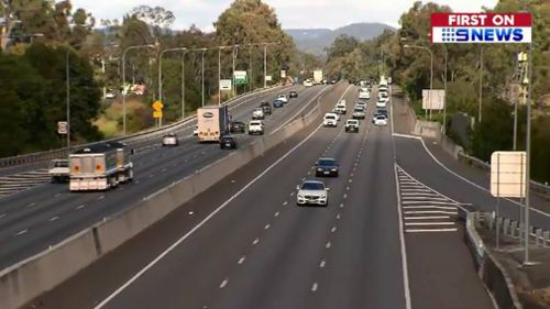 The woman was tailgated for kilometres. Picture: 9NEWS