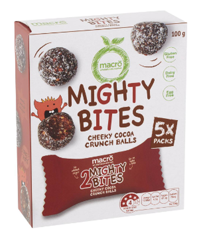 Macro Mighty Bites Cheeky Cocoa Balls - 9.5 grams