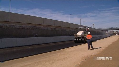 The state's road and rail projects are set to receive $1.8 billion in the budget. (9NEWS)
