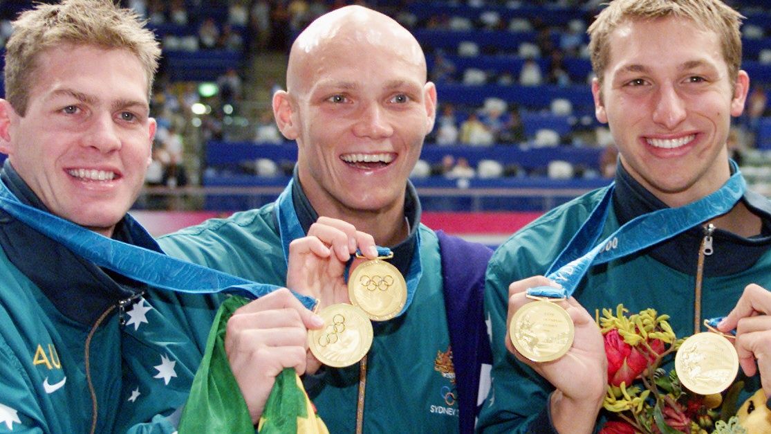 Michael Klim, Sydney Olympics 2000, Todd Pearson, Ian Thorpe and William Kirby