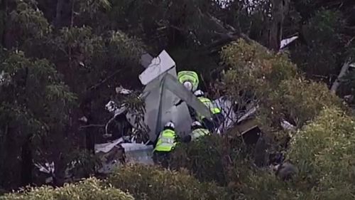 One dead and one injured in light aircraft crash south-west of Sydney