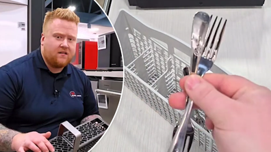 TA Appliances explains the correct way to load cutlery in the dishwasher