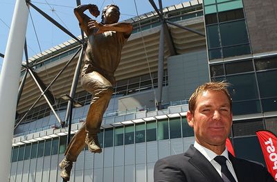 Shane Warne was the last sports star immortalised at the MCG in 2011. (Getty)