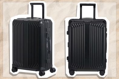 9PR: Samsonite Lite-Box ALU 55cm Spinner Suitcase