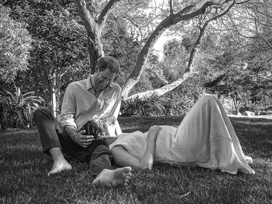 Harry and Meghan pregnancy photo taken by Misan Harriman.