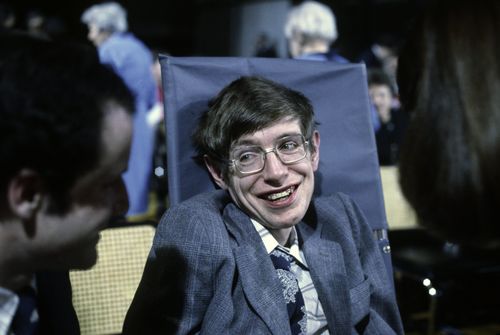 Professor Hawking in New Jersey in 1979. (AAP)