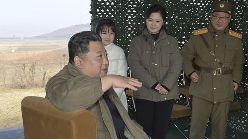 It's the first time for North Korea's state media to mention the daughter or publicise her photos.