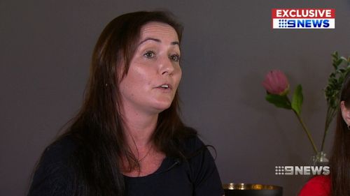 Hannah's mum Casey said not being able to help her daughter was the hardest part. (9NEWS)