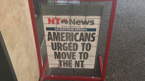 US Election: NT News urges Americans to move to Australia