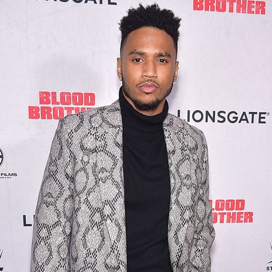 Trey Songz at Regal Battery Park 11 on November 29, 2018 in New York City.