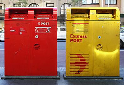 Australia Post boxes (AAP)