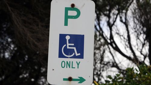 Disabled parking space