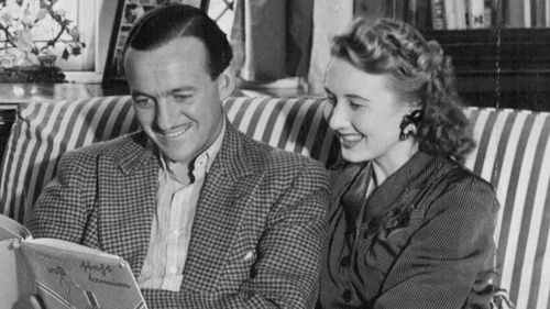 David Niven with his wife Primmie.