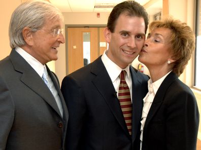 Judy Sheindlin, Jerry Sheindlin, and Judy's son Adam Levy