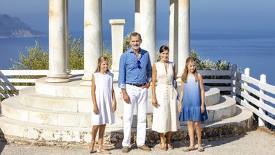 Spanish royals on holidays