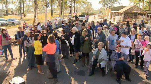 Residents celebrated the victory today in Cranebrook. Picture: 9NEWS