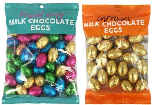 Kmart has recalled two types of Easter eggs over concerns they contain plastic.