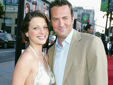 HOLLYWOOD, CA - APRIL 7:  Actor Matthew Perry and Rachel Dunn arrive at the premiere of Warner Bros.' "The Whole Ten Yards" at the Chinese Theater on April 7, 2004 in Hollywood, California.  (Photo by Kevin Winter/Getty Images)
