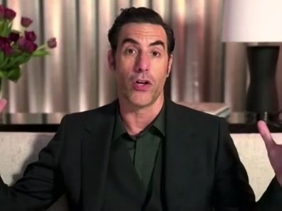 Sacha Baron Cohen, winner of the Best Performance by an Actor in a Motion Picture - 