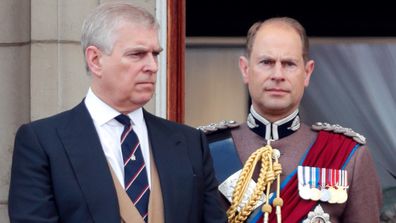 Prince Andrew (left) and Prince Edward.