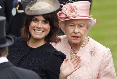 Princess Eugenie and Queen Elizabeth II at Royal Ascot 2013