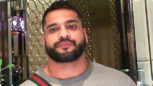Mostafa Baluch, 33, cut off his ankle monitor last night and was on the run.