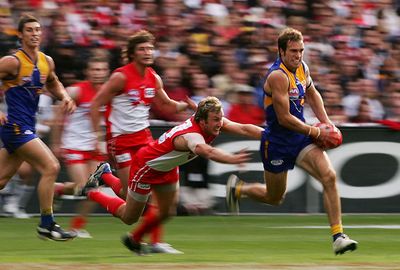 He was awarded the Norm Smith Medal in 2005 despite the Swans winning by four points.