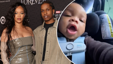 Rihanna, A$AP Rocky, and their baby son