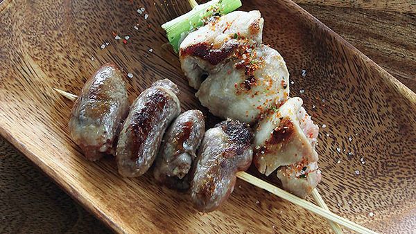 Hideo Dekura's barbecued chicken yakitori
