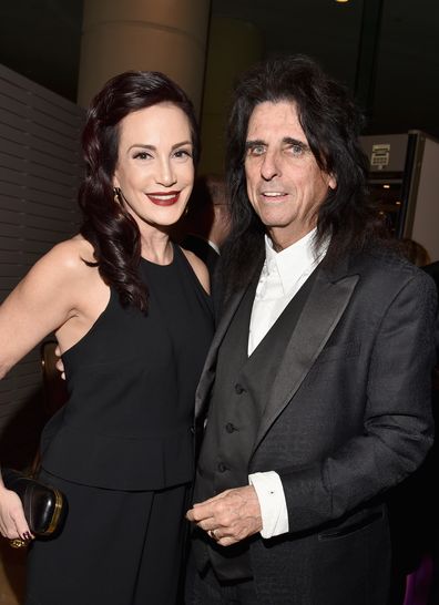 Alice Cooper and Sheryl Goddard at the Grammys