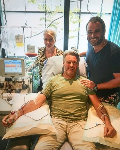 Barry Du Bois during his battle with cancer