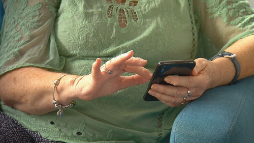 Newcastle pensioner Donna Jaeger has lost her entire savings after she was scammed out of hundreds of dollars over a text message.