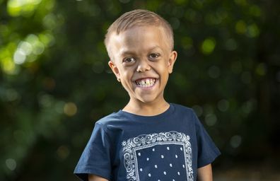 Quaden Bayles poses for a portrait on April 13, 2020 in Brisbane. (Photo by Jono Searle/Getty Images)