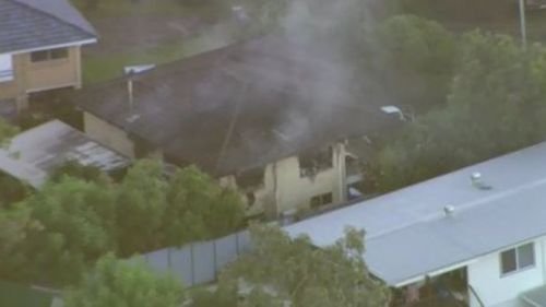 Two men and a woman were found dead inside the home in Everton Park in Brisbane's north. (9NEWS)