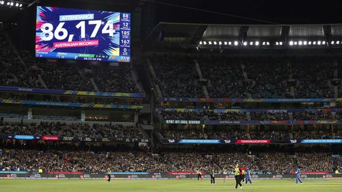 The MCG during the Women's T20 World Cup final.