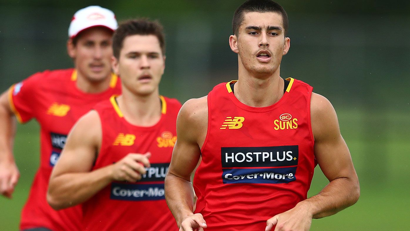 Gold Coast Suns youngster Rhys Nicholls fined and suspended for betting on games
