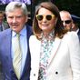 Princess of Wales' parents arrive at Wimbledon