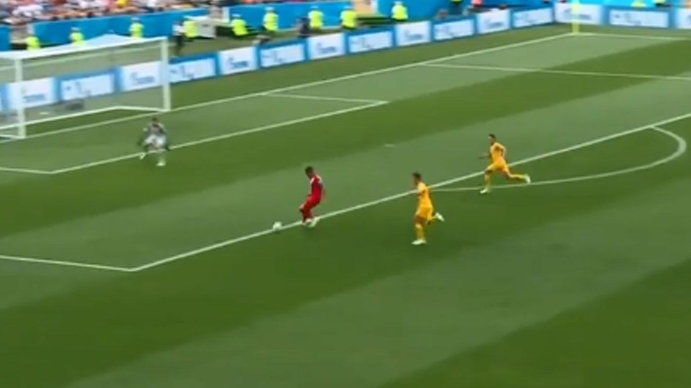 World Cup: Socceroos angry at missed offside call in Peru's opening goal