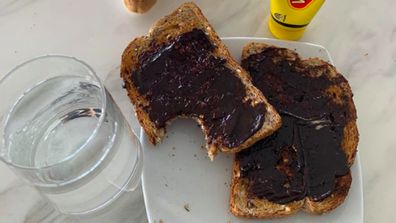 Tom Hanks' Vegemite toast.