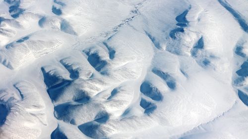 Permafrost tundra snow Siberia Russia